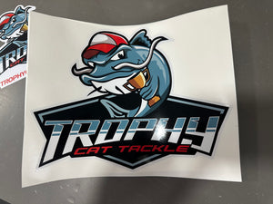 Trophy Cat Tackle 12” Decal